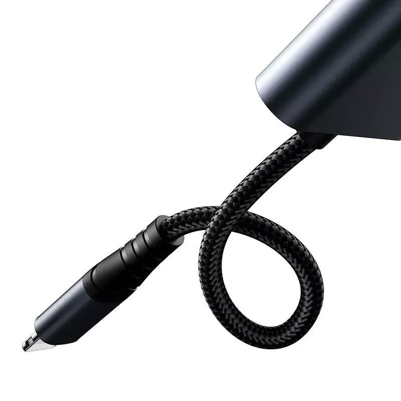 2-in-1 garso adapteris Joyroom SY-L01 Lightning į 3,5 mm + Lightning, juodas