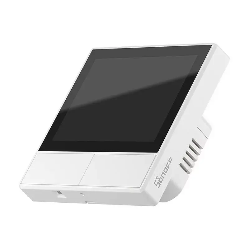 Sieninis išmanusis jungiklis Sonoff NSPanel su WiFi ir 3,5 col. liečiamu ekranu, baltas (NSPanel-EUW)
