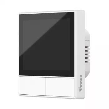 Sieninis išmanusis jungiklis Sonoff NSPanel su WiFi ir 3,5 col. liečiamu ekranu, baltas (NSPanel-EUW)