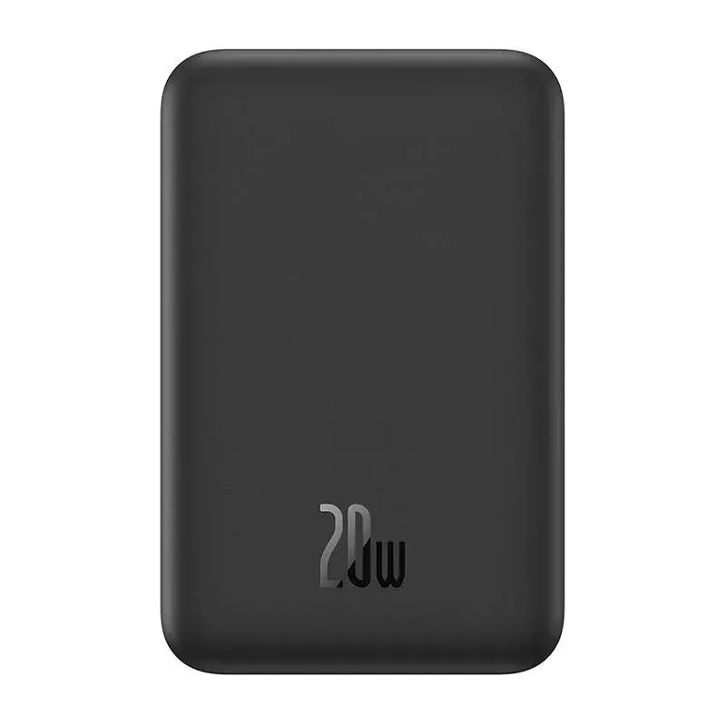 Magnetinis mini powerbankas Baseus 5000mAh 20W (juodas)