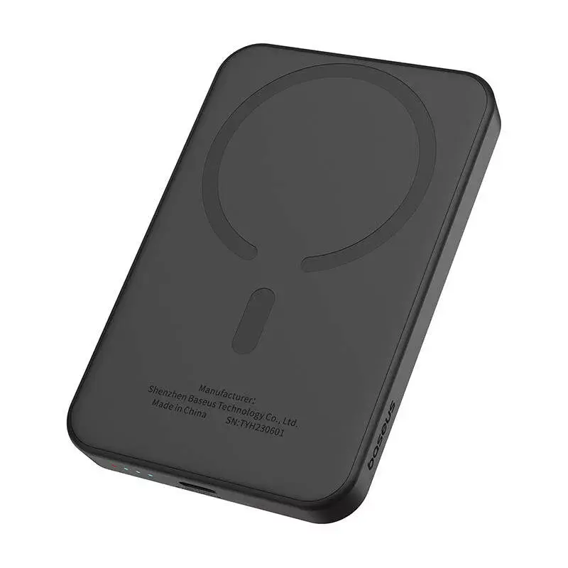 Magnetinis mini powerbankas Baseus 5000mAh 20W (juodas)