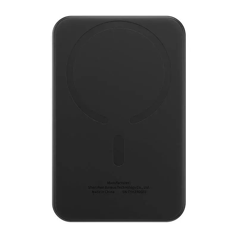 Magnetinis mini powerbankas Baseus 5000mAh 20W (juodas)