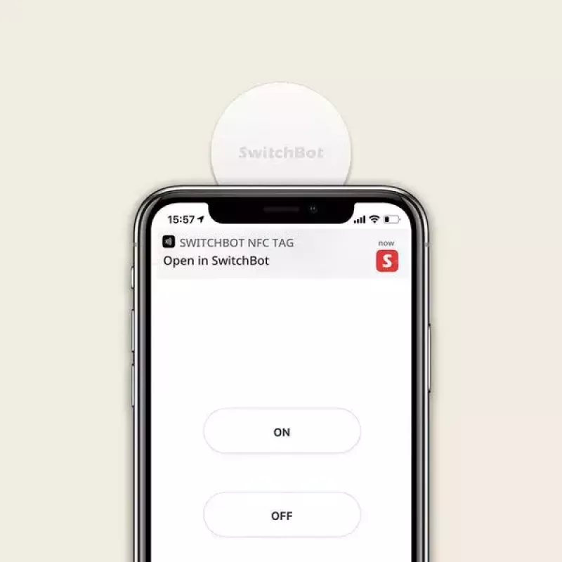 Sieninis SwitchBot Tag išmaniojo namų siųstuvas belaidis baltas W1501000