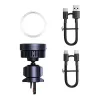 Automobilinis laikiklis Baseus MagPro C40164100121-01 15W Qi2.0 Juodas – belaidis magnetinis įkroviklis Qi2.0 telefonams