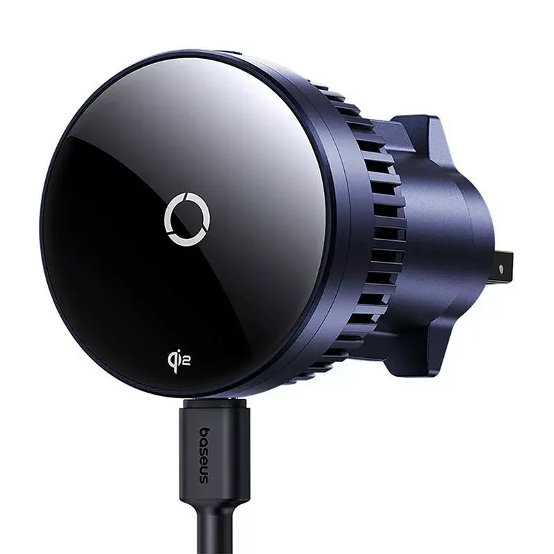 Automobilinis laikiklis Baseus MagPro C40164100121-01 15W Qi2.0 Juodas – belaidis magnetinis įkroviklis Qi2.0 telefonams