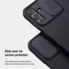 Apsauginis kietas dėklas Nillkin CamShield, skirtas Samsung Galaxy A15 5G — juodas