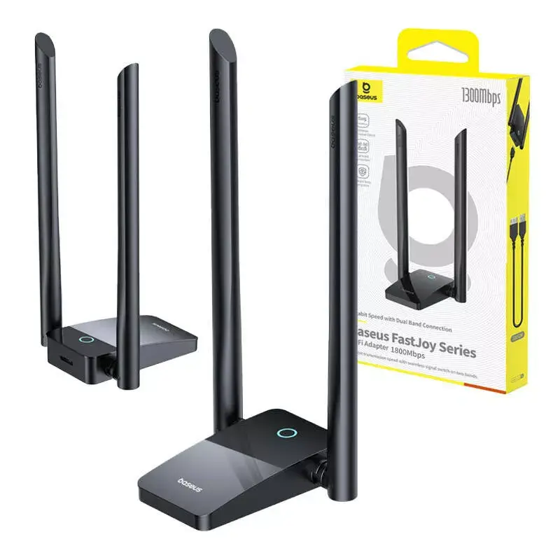 WiFi adapteris Baseus FastJoy 1800Mbps juodas