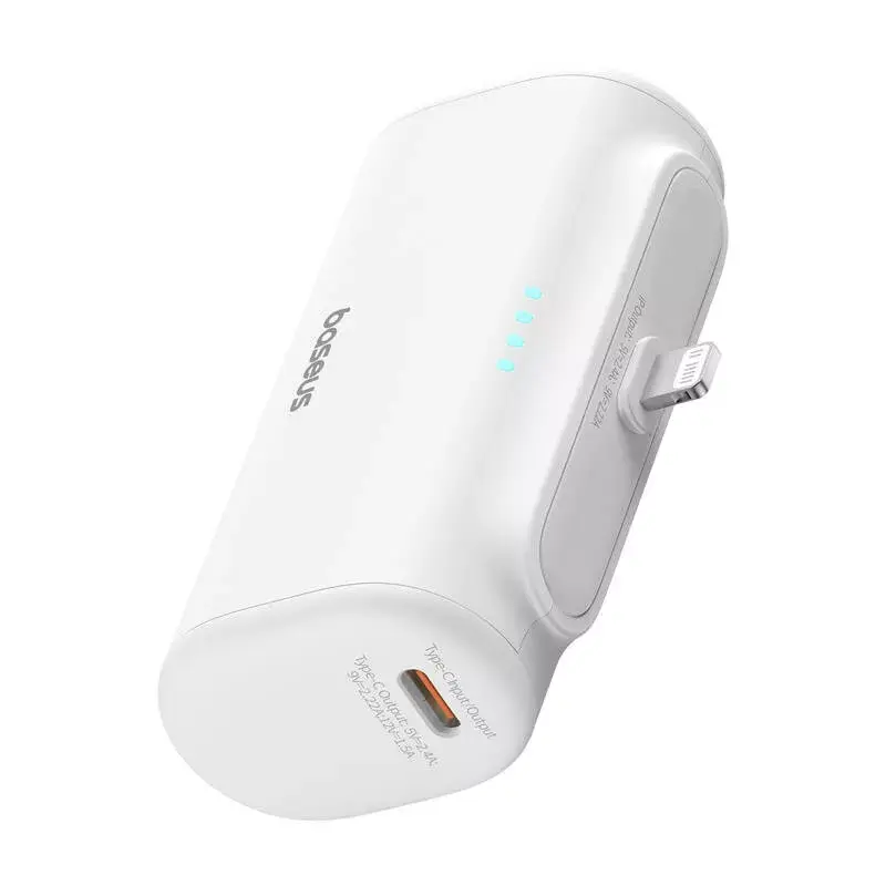Powerbank Baseus Compact IP 5000 mAh 20 W (baltas)
