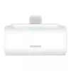 Powerbank Baseus Compact IP 5000 mAh 20 W (baltas)