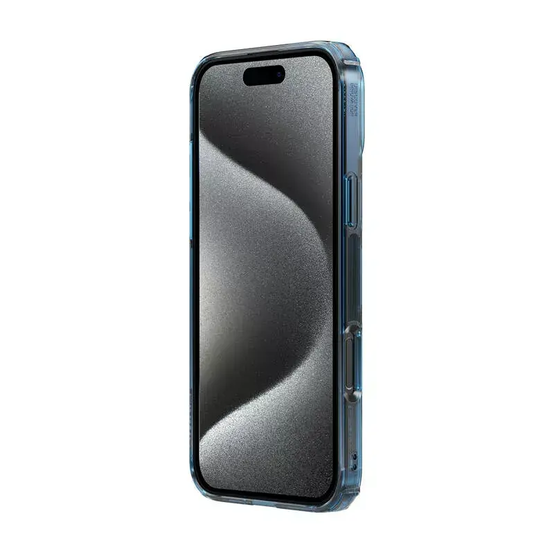 Nillkin Nature TPU Pro Magnetinis dėklas iPhone 16 Plus – mėlynas, plonas apsauginis dangtelis