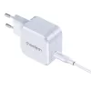 USB-C greitasis įkroviklis CHOETECH PD8007 45W Baltas