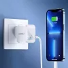 USB-C greitasis įkroviklis CHOETECH PD8007 45W Baltas