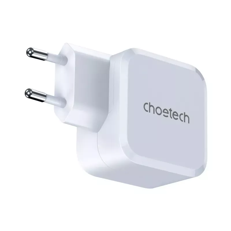 USB-C greitasis įkroviklis CHOETECH PD8007 45W Baltas