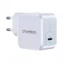 USB-C greitasis įkroviklis CHOETECH PD8007 45W Baltas