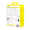 Automobilinis kroviklis Baseus Enjoyment Max 60W su integruotais USB-C kabeliais, 60W galia
