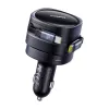 Automobilinis kroviklis Baseus Enjoyment Max 60W su integruotais USB-C kabeliais, 60W galia
