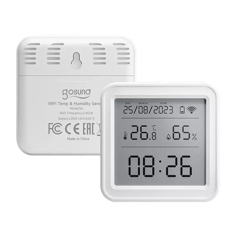 Gosund ST17 temperatūros ir drėgmės jutiklis su LCD ekranu (Zigbee)