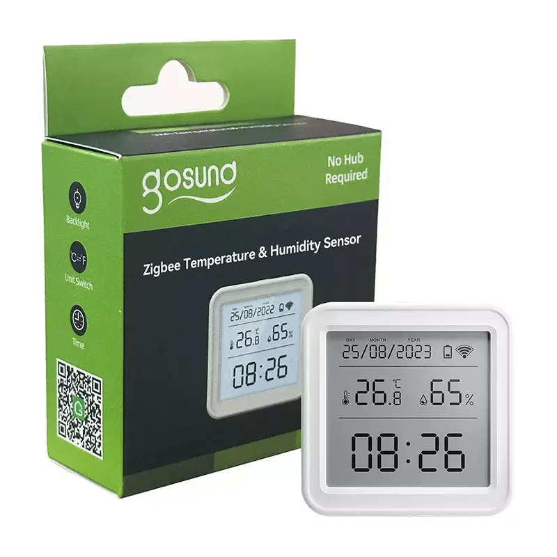 Gosund ST17 temperatūros ir drėgmės jutiklis su LCD ekranu (Zigbee)