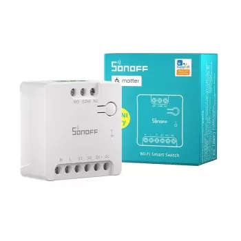 „Smart WiFi“ jungiklis Sonoff MINI-D AC/DC 12–48V sausas kontaktas