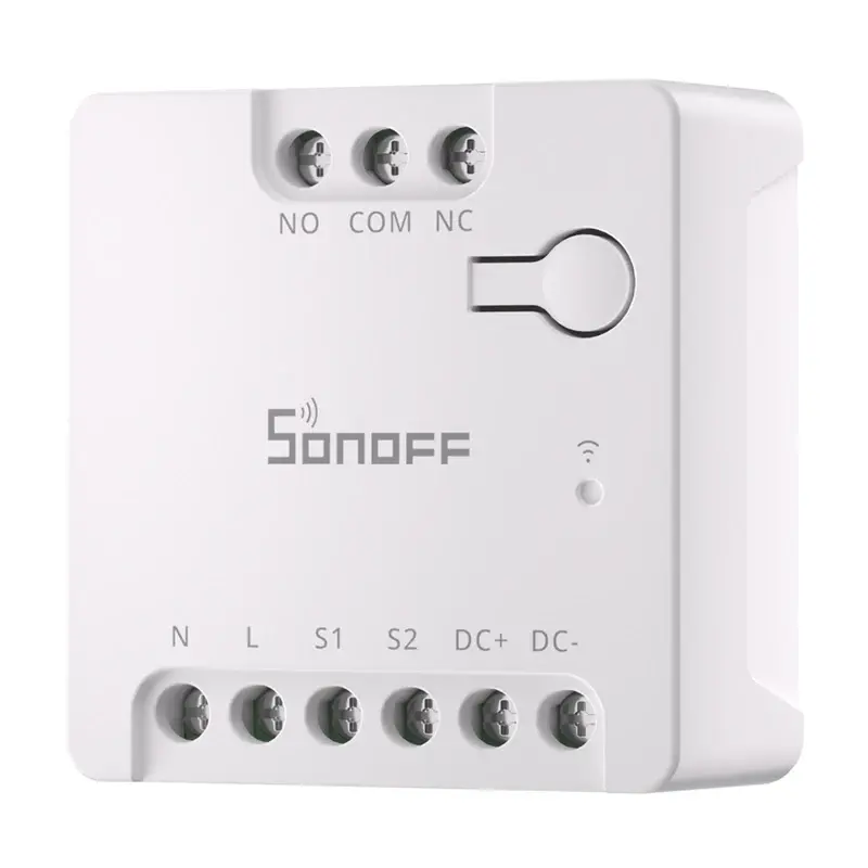 „Smart WiFi“ jungiklis Sonoff MINI-D AC/DC 12–48V sausas kontaktas