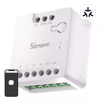 „Smart WiFi“ jungiklis Sonoff MINI-D AC/DC 12–48V sausas kontaktas