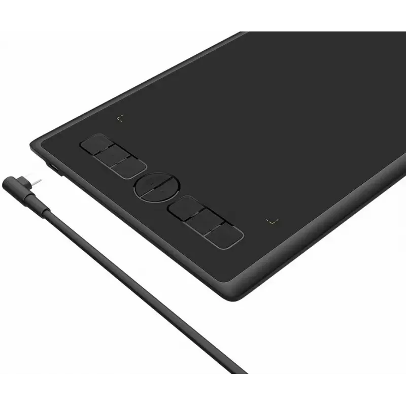 Grafinė planšetė HUION Inspiroy H580X – 8,5×5,3 col. aktyvi sritis, 5080 LPI, 8192 slėgio lygiai, 8 programuojami klavišai, USB-C