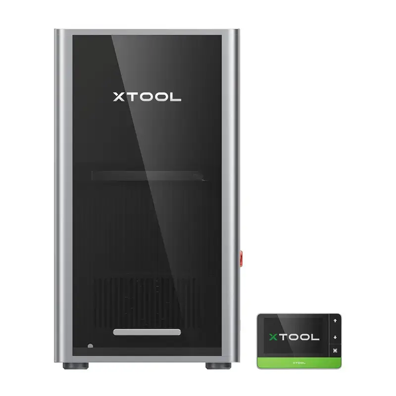 Lazerinio graviravimo staklės xTool F2 Ultra su Auto Streamline tiekimo įrenginiu