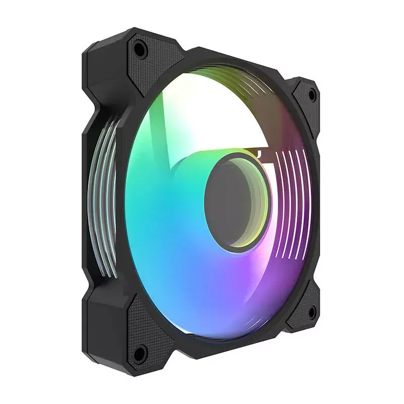 Aušintuvas Darkflash DR08 (Juodas) – 120 mm PWM A-RGB ventiliatorius korpusui / procesoriui