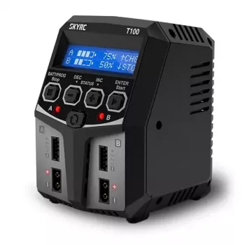 SkyRC T100 akumuliatorių įkroviklis AC, 5A įkrovimo srovė
