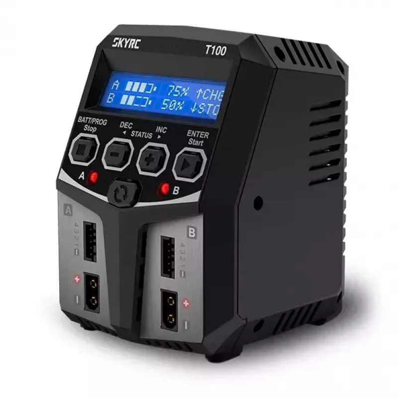 SkyRC T100 akumuliatorių įkroviklis AC, 5A įkrovimo srovė