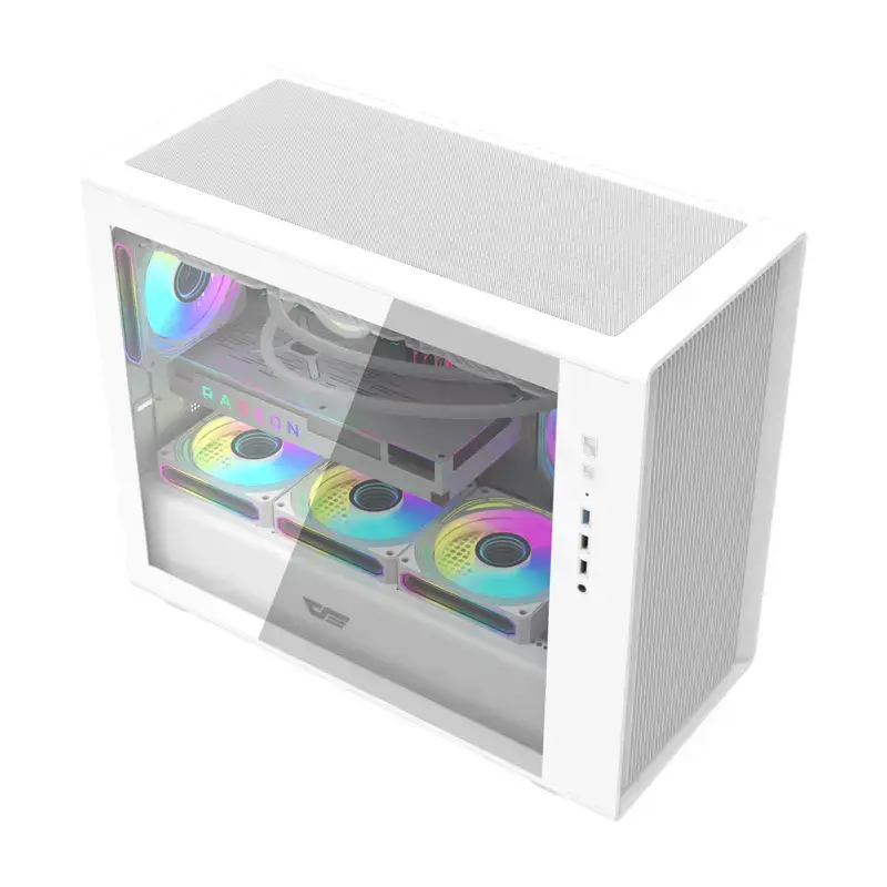 Kompiuterio korpusas Darkflash DB460M Micro ATX Baltas