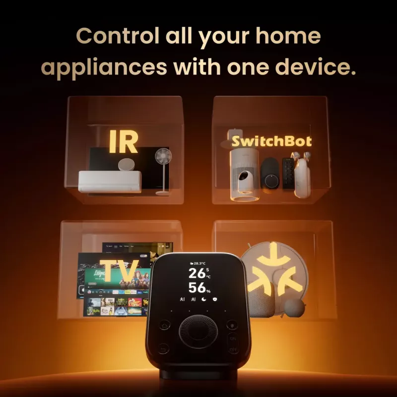SwitchBot Hub 3 išmanusis namų centras, belaidis, sieninis, IR, W7202100