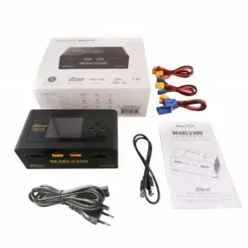 Baterijų įkroviklis Gens ace IMARS D300 300W 700W AC DC juodas