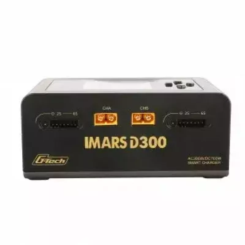 Baterijų įkroviklis Gens ace IMARS D300 300W 700W AC DC juodas