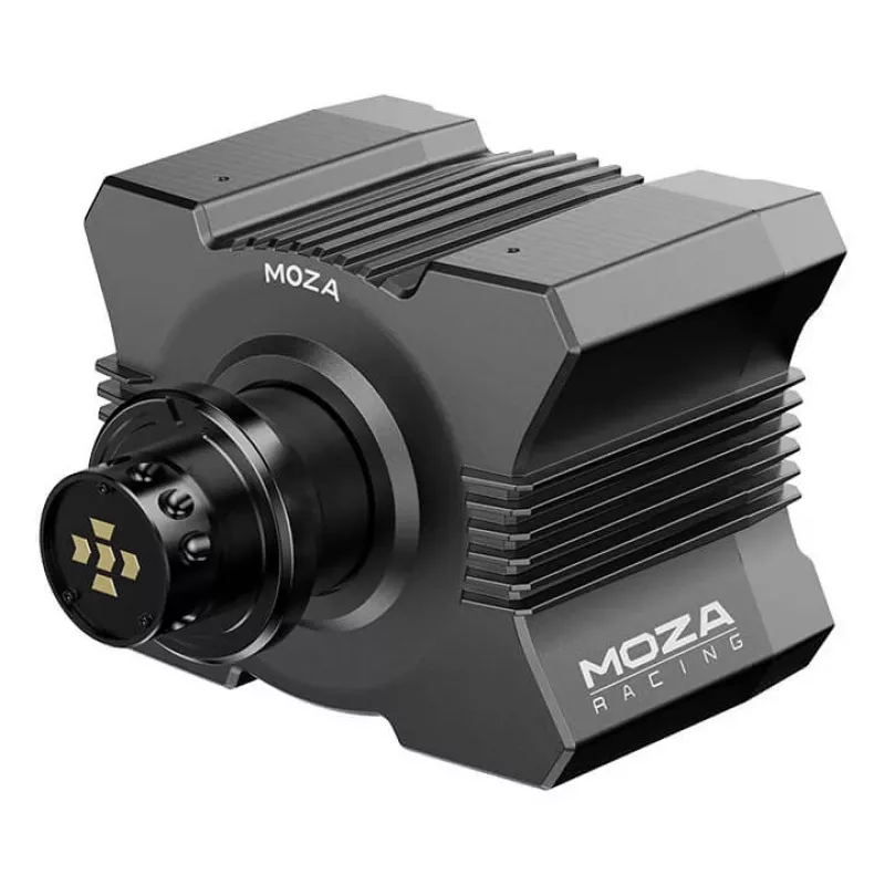 Moza Racing R5 rinkinys, vairas + pedalai, PC, laidinis, juodas, aliuminis, oda, plienas, aliuminis, oda