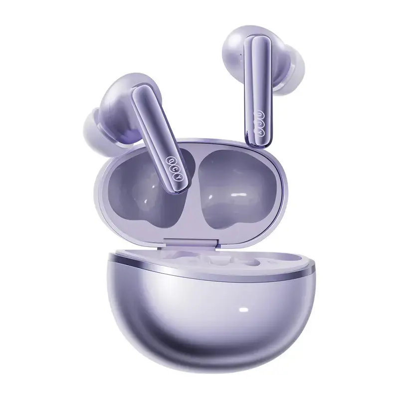 Belaidės ausinės QCY MeloBuds N70 (HT18 Purple) – violetinės