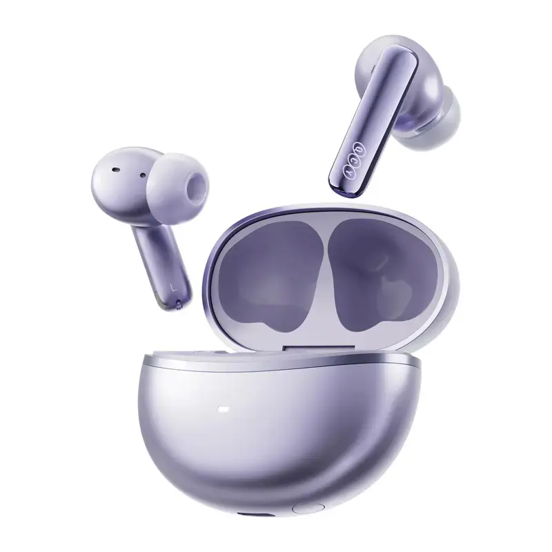 Belaidės ausinės QCY MeloBuds N70 (HT18 Purple) – violetinės