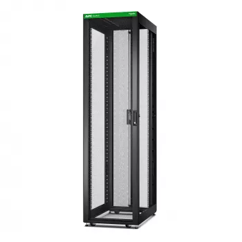 APC Easy Rack ER6800 stovas, 48U, juodas, su stogu, ratukais, kojelėmis, 4 kronšteinais ir dugnu, be šoninių plokščių, 2258x600x1000 mm