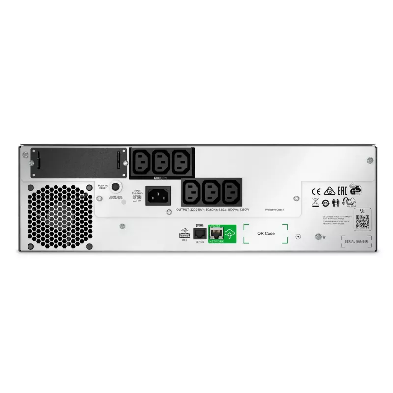 APC Smart-UPS Li-ion SMTL1500RMI3UC - 6x C13, trumpas gylis, stelažinis 3U, SmartConnect, 1500VA