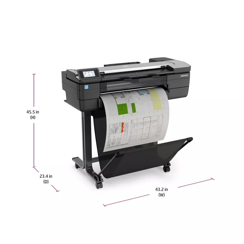 HP Designjet T830 24 colių daugiafunkcis spausdintuvas