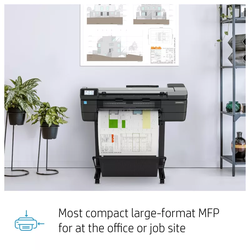 HP Designjet T830 24 colių daugiafunkcis spausdintuvas