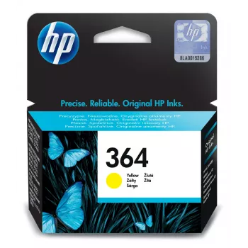 HP 364 geltona rašalo kasetė SE UK CB320EE#BA3