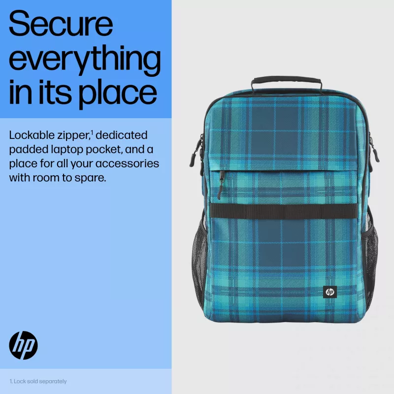 Kuprinė HP Campus XL Marble Stone Backpack Black Grey