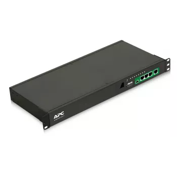 APC Easy Rack PDU, perjungiamas, 1U, 1 fazė, 3,7 kW, 230 V, 16 A, 8 x C13 lizdų, IEC60320 C20 įvadas