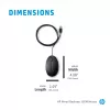 Pelė HP 9VA80AA juoda USB