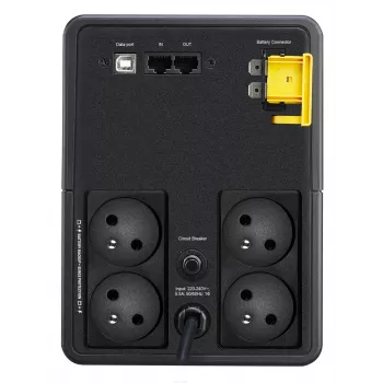 APC Back-UPS 1200VA bokštinis UPS su AVR, 4 lizdai, 230V