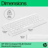 HP 350 kompaktiška belaidė klaviatūra keliems įrenginiams