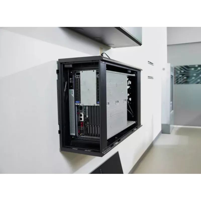 APC NetShelter 6U žemo profilio sieninis serverio spintos korpusas 230V