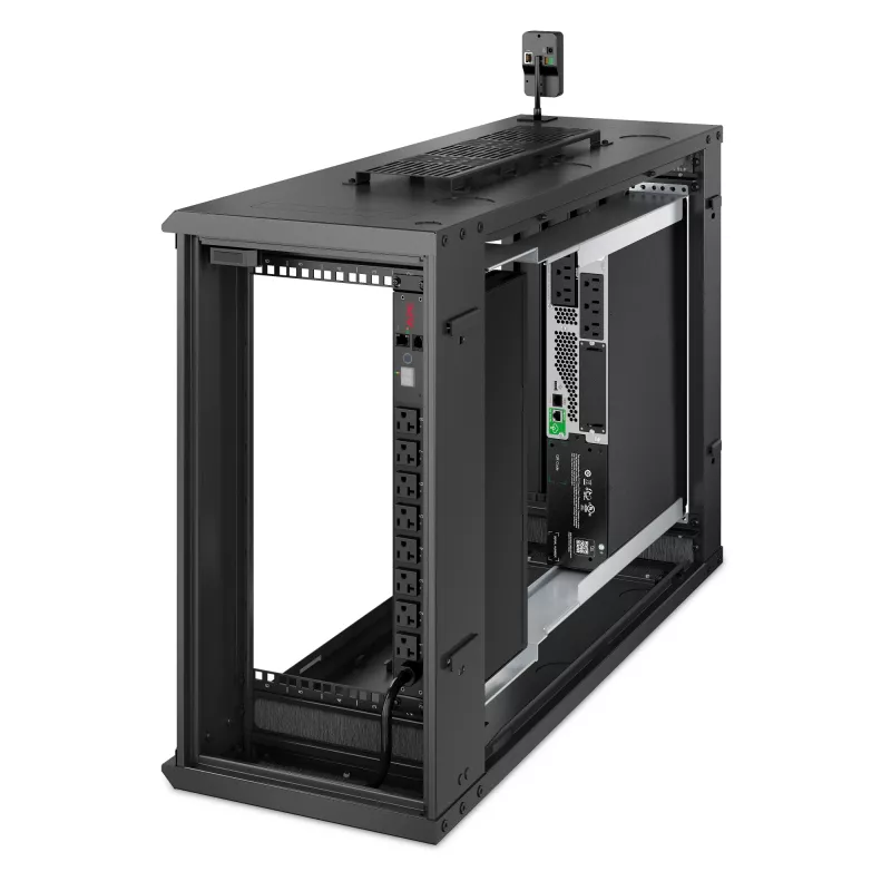 APC NetShelter 6U žemo profilio sieninis serverio spintos korpusas 230V