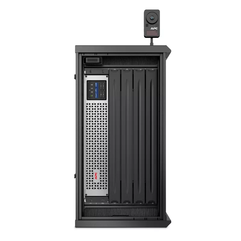 APC NetShelter 6U žemo profilio sieninis serverio spintos korpusas 230V